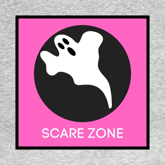 Vintage Halloween Haunt Map - Scare Zone by ForbiddenDisco